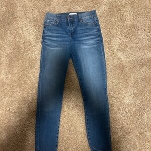 Women's Skinny Jeans in Deep Blue